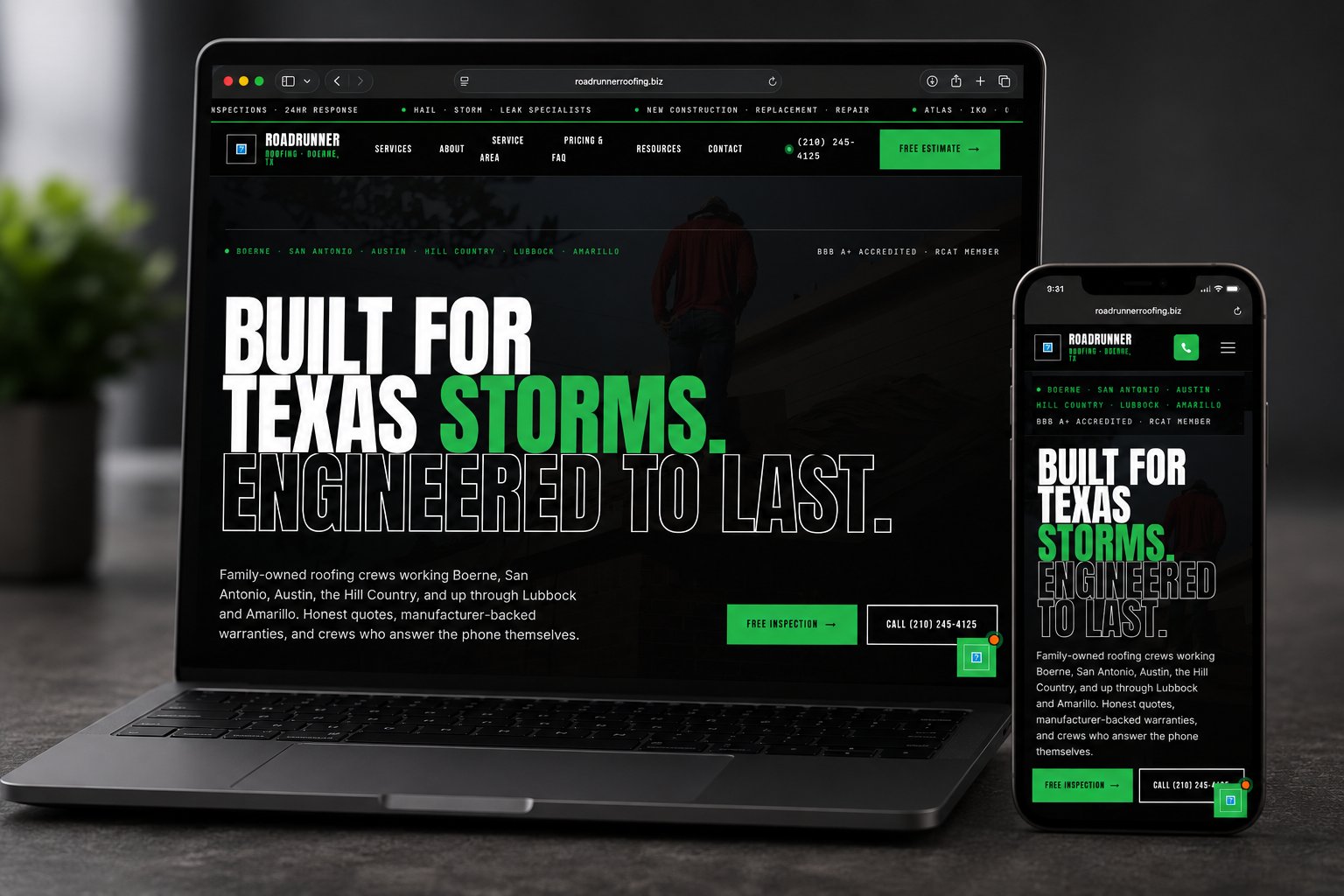 Heights Digital Website Refresh plus AI SEO package — modern mobile-first website plus AI search optimization for ChatGPT, Perplexity, and Google AI, from $1,500